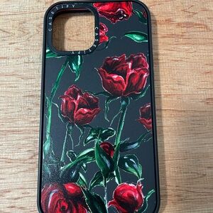 CASETIFY recycled case Beautiful red roses excellent used condition